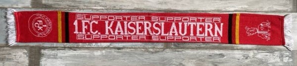 1. FC Kaiserslautern Fan Schal ⚽️ FCK ⚽️ Supporters Supporters 🧣⚽️🧣