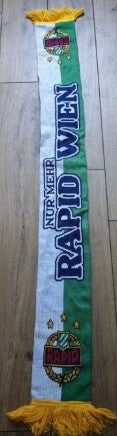 Rapid Wien Fan Schal Mit Fransen ⚽⚽⚽⚽ Zustand Wie Neu ⚽⚽⚽