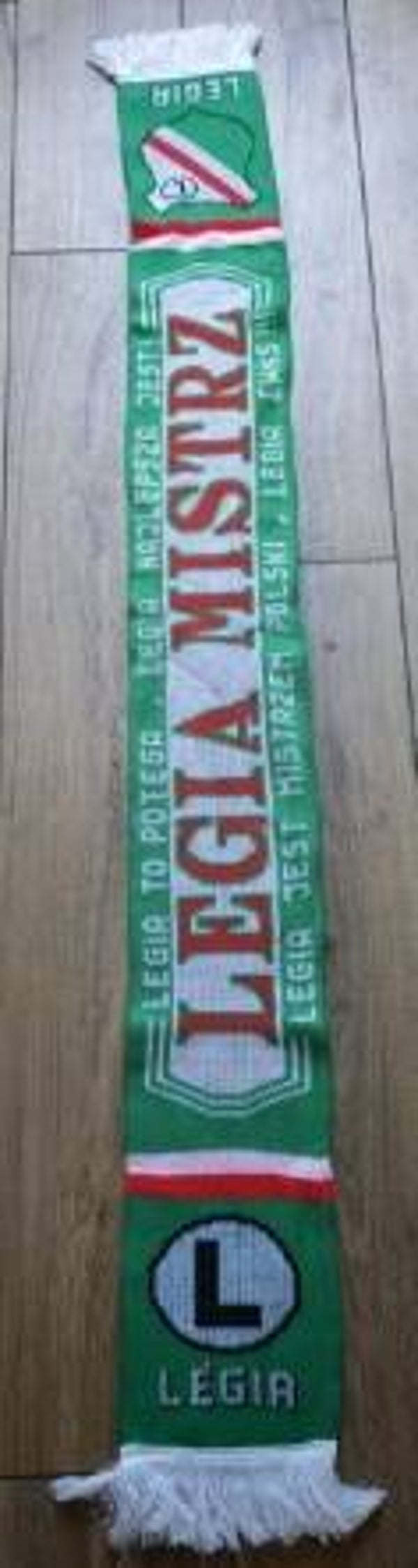 Legia Warschau Fan Schal Mit Fransen " Mistrz , Misterz " ⚽⚽⚽