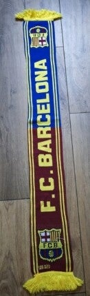 FC Barcelona Fan Schal Mit Fransen Zustand Neuwertig ⚽⚽⚽