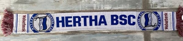 Hertha BSC Fan Schal ⚽️ Berlin ⚽️ Werbebank Aktiengesellschaft ⚽️ Top ⚽️