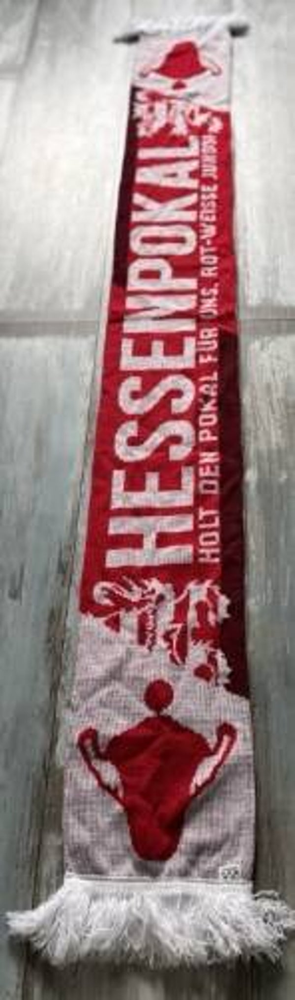 KSV Hessen Kassel Fan Schal ⚽️ Hessenpokal ⚽️ Beissen  Löwen ⚽️🧣⚽️