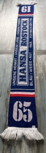 FC Hansa Rostock Fan Schal ⚽️ 1965 ⚽️ Unser Heimat Unsere Liebe ⚽️🧣⚽️