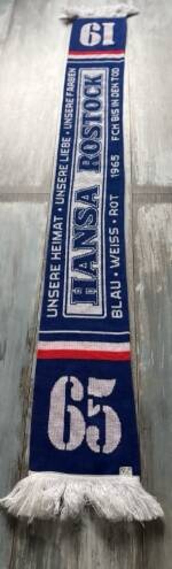 FC Hansa Rostock Fan Schal ⚽️ 1965 ⚽️ Unser Heimat Unsere Liebe ⚽️🧣⚽️