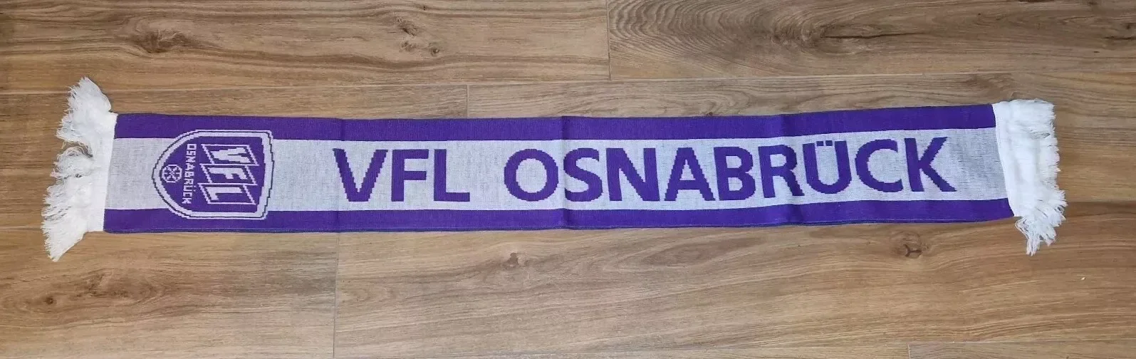 VFL Osnabrück Fanschal mit Fransen "Herforder Braukunst " 3.Liga ⚽️⚽️⚽️⚽️