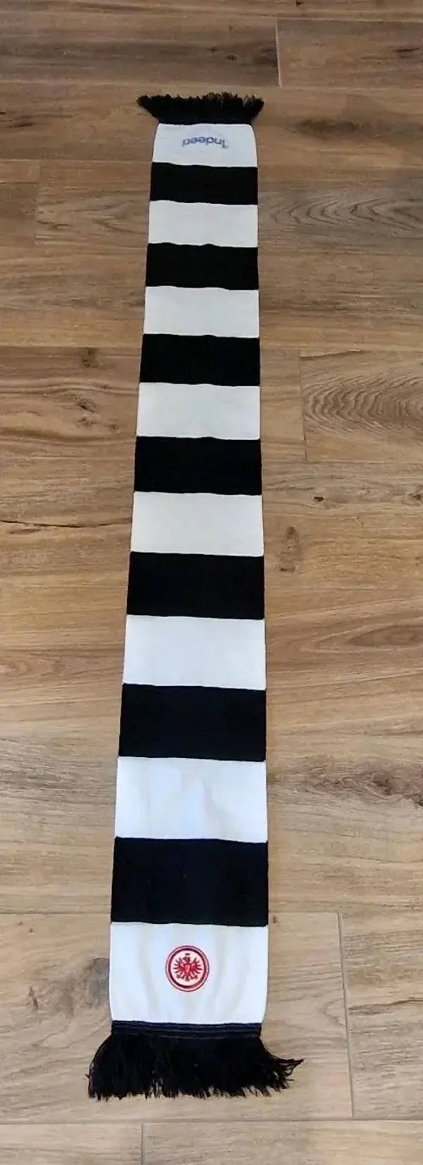 Eintracht Frankfurt Fanschal mit Fransen Schlicht