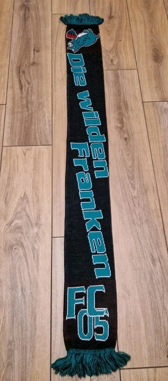 1.FC Schweinfurt 05 Fanschal mit Fransen "Die Wilden Franken " ⚽️⚽️⚽️⚽️