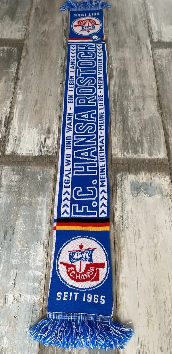 FC Hansa Rostock Fan Schal ⚽️ Meine Heimat ⚽️ Meine Liebe ⚽️ Mein Verein ⚽️