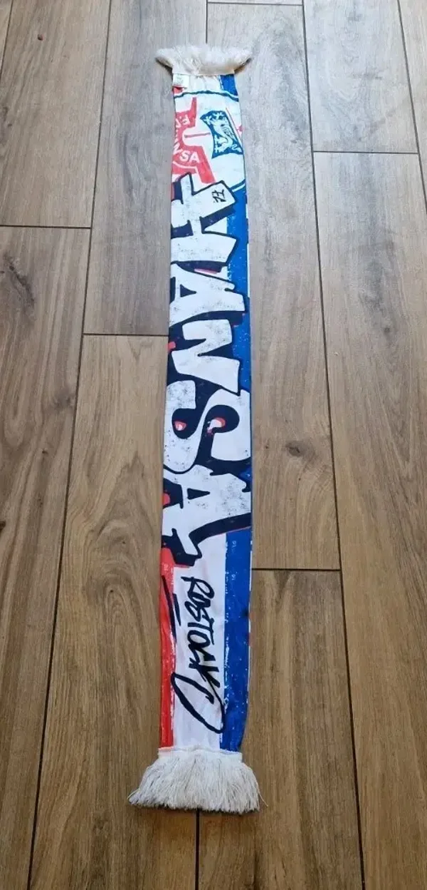 FC Hansa Rostock Fanschal mit Fransen Polyester ⚽️⚽️⚽️⚽️