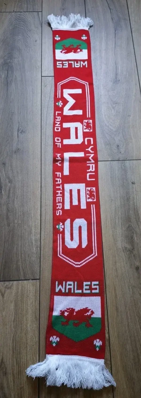 Wales Fan Schal Mit Fransen Zustand Neu ⚽⚽⚽⚽