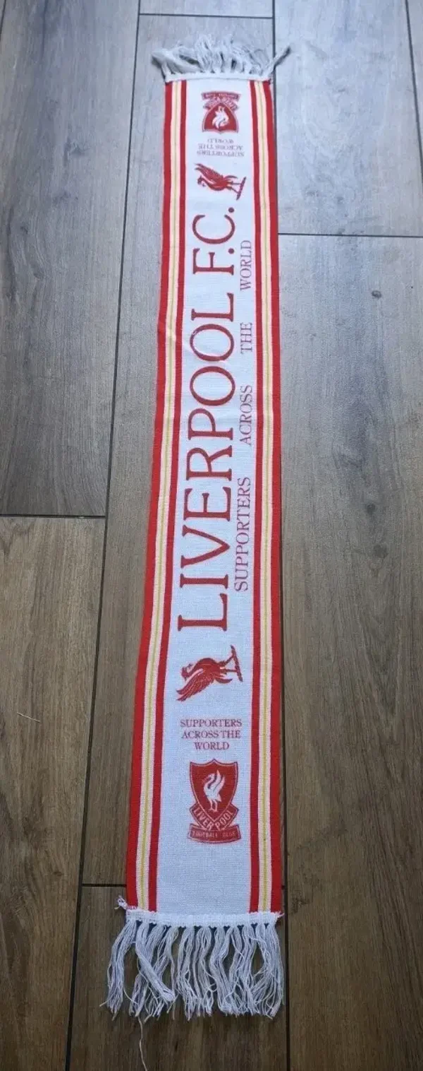 Liverpool Fan Schal Mit Fransen "Supporters Across " Siebdruck ⚽⚽⚽