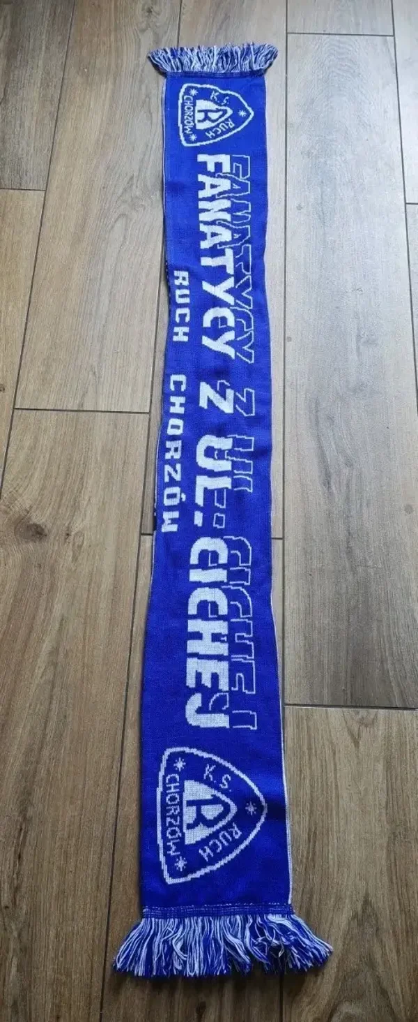 Ruch Chorzów Fan Schal mit Fransen Zustand Wie neu Polnische Liga ⚽⚽⚽