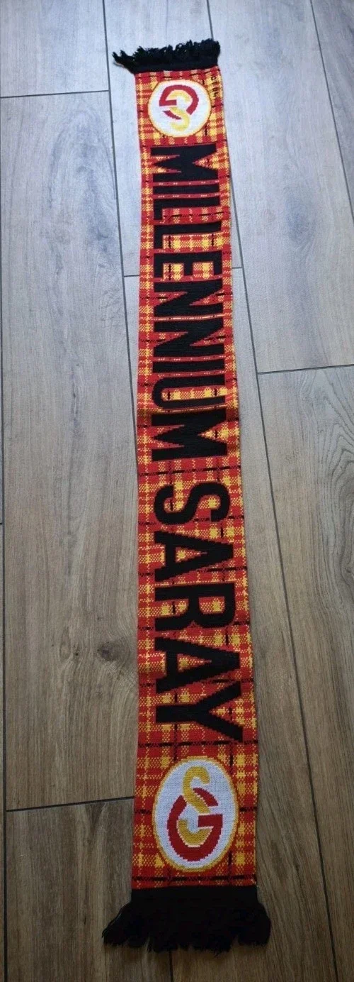 Galatasaray Istanbul Retro Fan Schal Aus 2000er Jahre Original