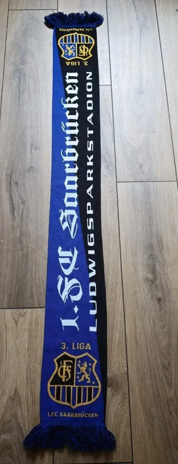 1.FC Saarbrücken Fan Schal Mit Fransen " Ludwigsparkstadion " ⚽⚽⚽⚽