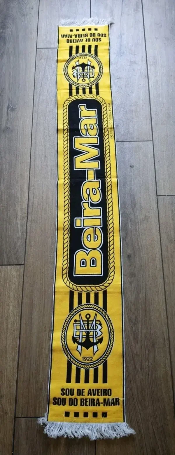SC Beira-Mar Fan Schal Mit Fransen portugiesischer Fußballverein ⚽⚽⚽