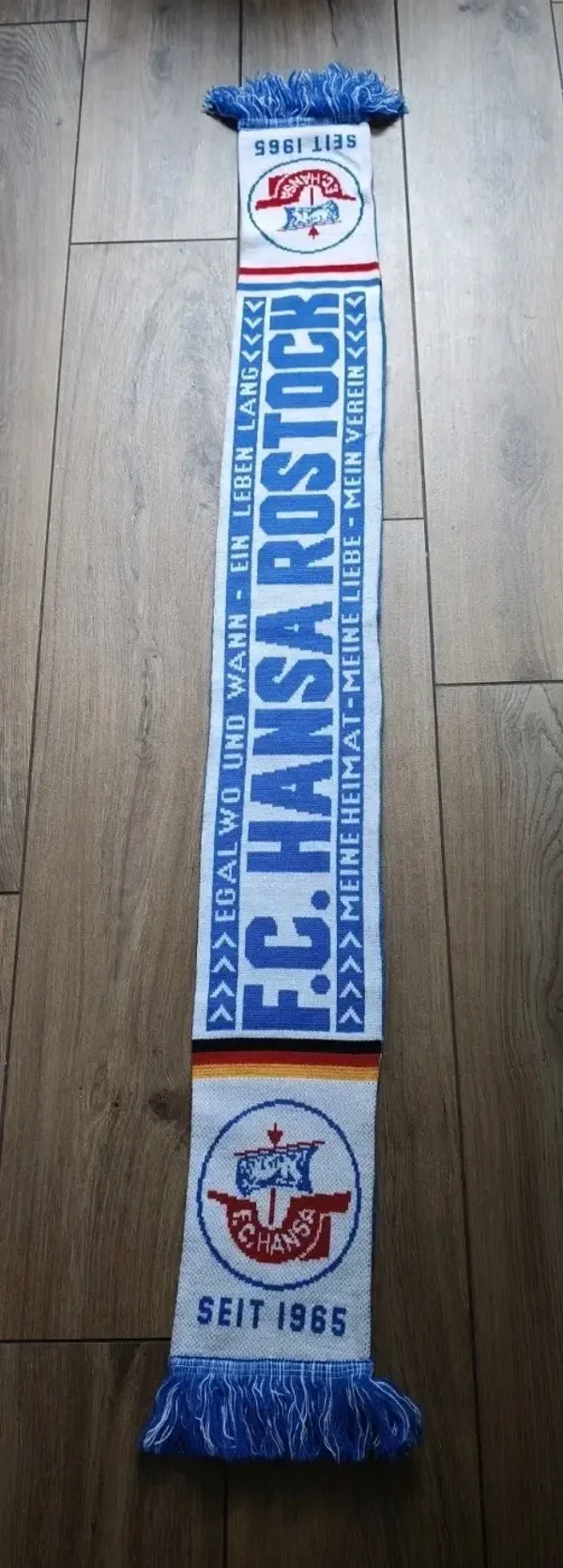 FC Hansa Rostock Fan Schal Mit Fransen " Meine Heimat , Meine Liebe , Mein...