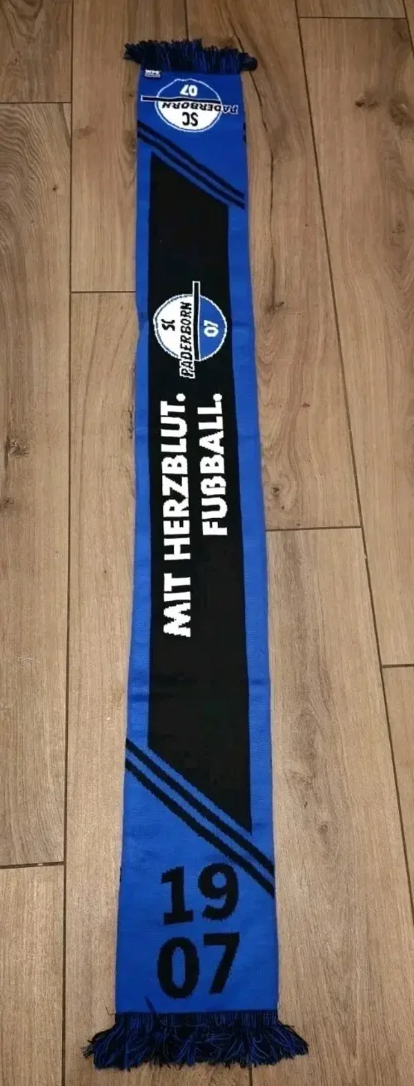SC Paderborn 07 Fan Schal Mit Fransen " Mit Herzblatt Fußball " ⚽⚽