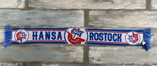 FC Hansa Rostock Fan Schal ⚽️ Hansa Rostock ⚽️ 🧣 ⚽️