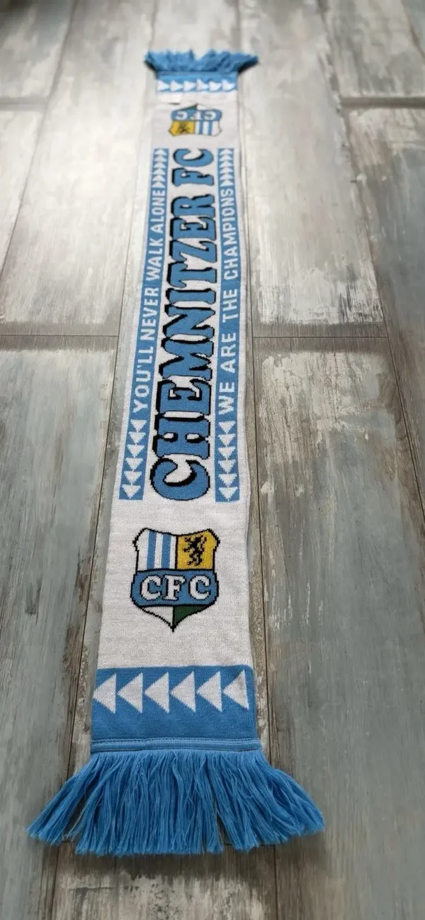 Chemnitzer FC Fan Schal ⚽️ CFC ⚽️ You‘ll Nerver Walk Alone ⚽️ 🧣 ⚽️
