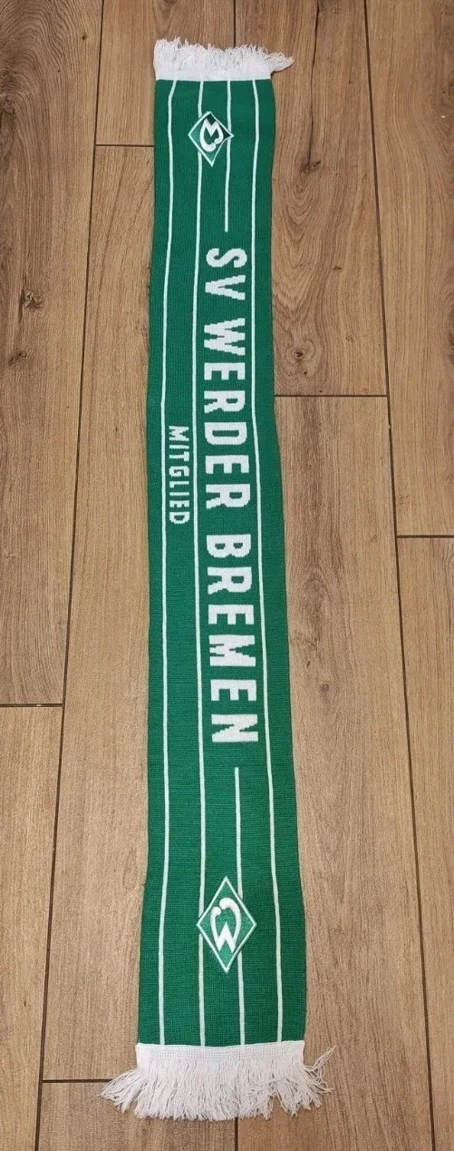 SV Werder Bremen Fan Schal Mit Fransen "Mitglied" Neu Zustand ⚽⚽⚽⚽
