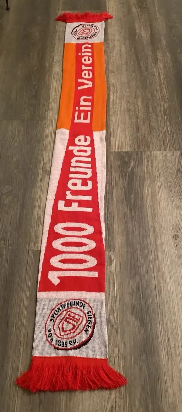 Sportfreunde Siegen Fan Schal ⚽️ 1899 ⚽️ 1000 Freunde Ein Verein🧣