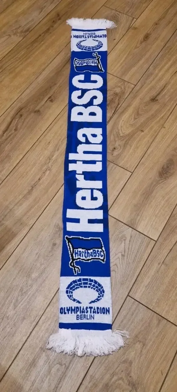 Hertha BSC Fanschal mit Fransen " Olympiastadion " ⚽️⚽️⚽️⚽️