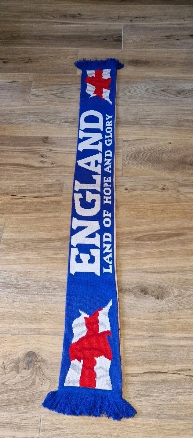 England Fanschal mit Fransen "The Land of Hope and Glory " ⚽️⚽️⚽️