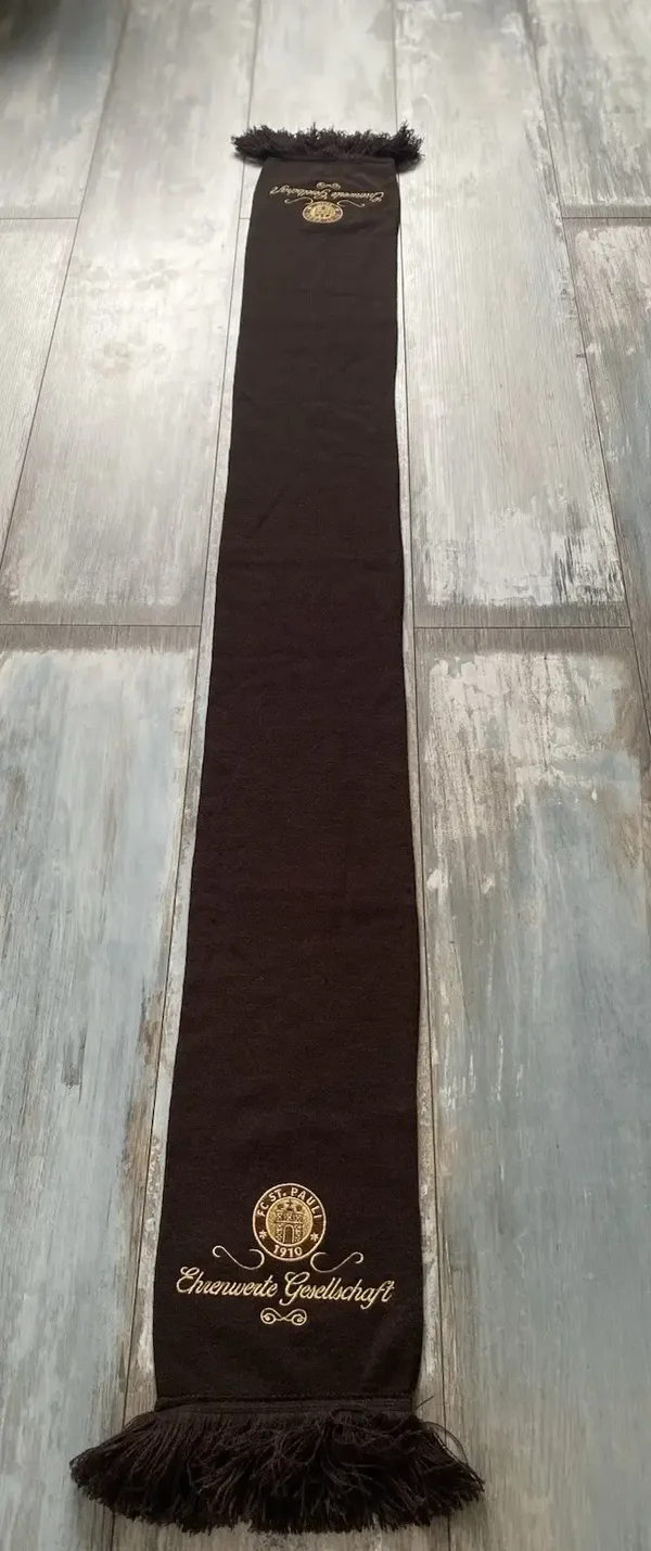 FC St. Pauli Fan Schal ⚽️ Ehrenwerte Gesellschaft ⚽️ Top Zustand ⚽️ St....