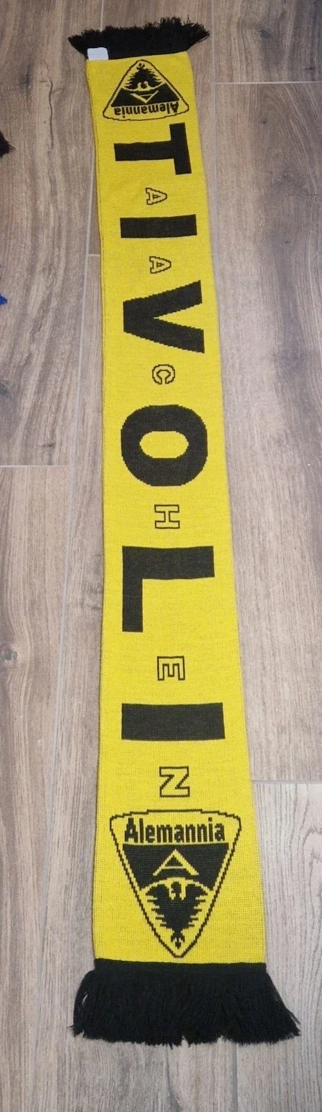 Alemannia Aachen Fanschal mit Fransen "Tivoli " 3.Liga ⚽️⚽️⚽️⚽️