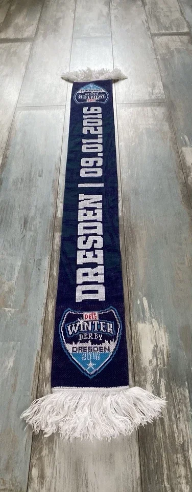 Dresdner Eislöwen vs. Lausitzer Füchse Fan Schal 🏒 DEL 2 Winter Derby 09.01.16