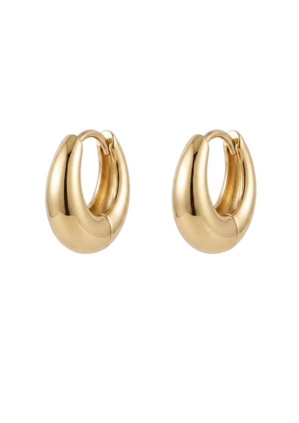 Aretes Gold Chuncky