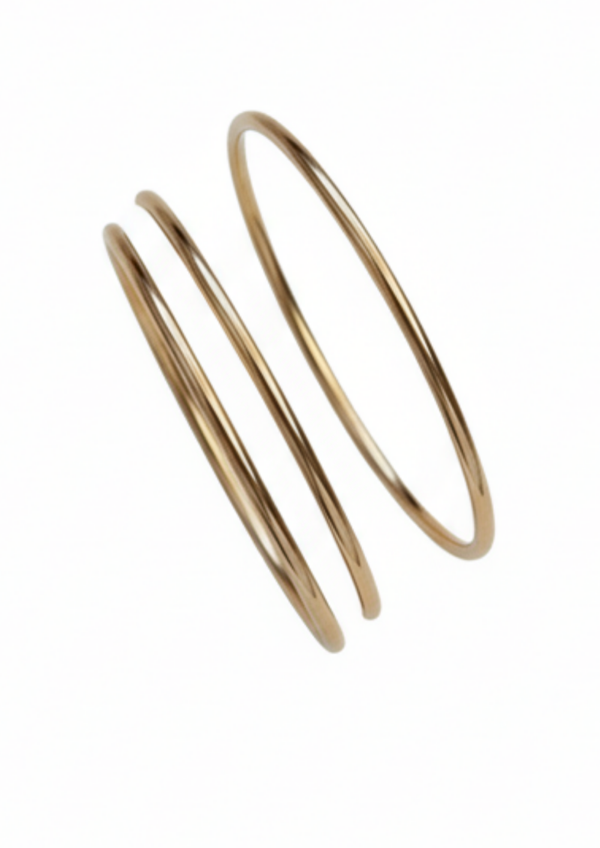 Trio de Brazaletes Dorados