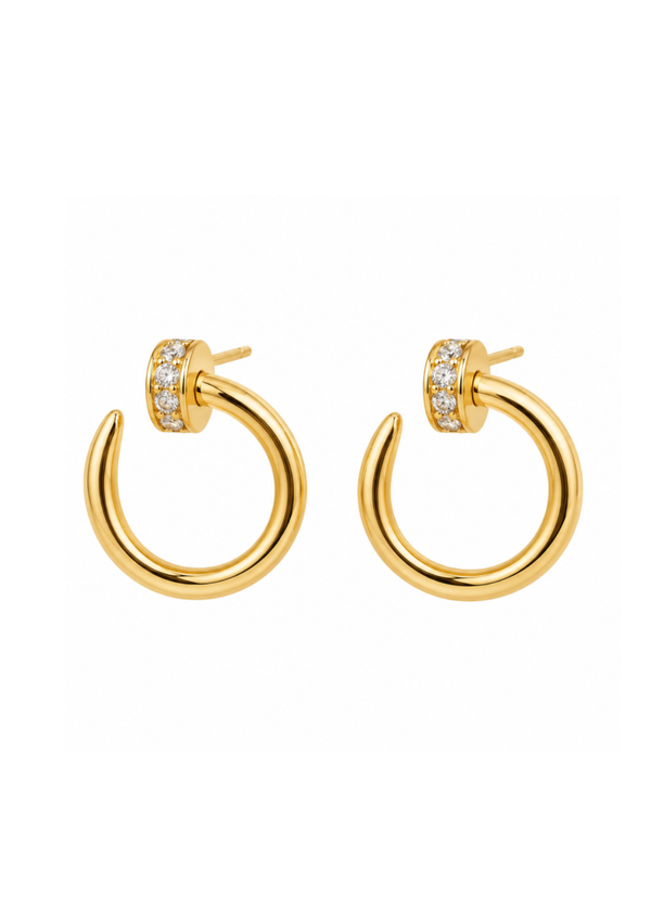 Aretes Clavo