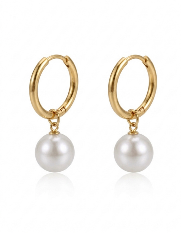 Aretes perla