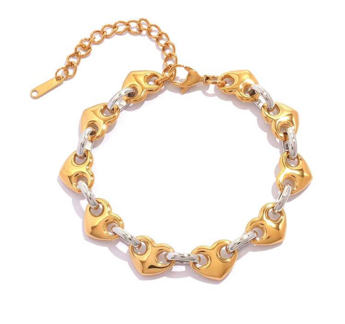 Pulsera Corazones