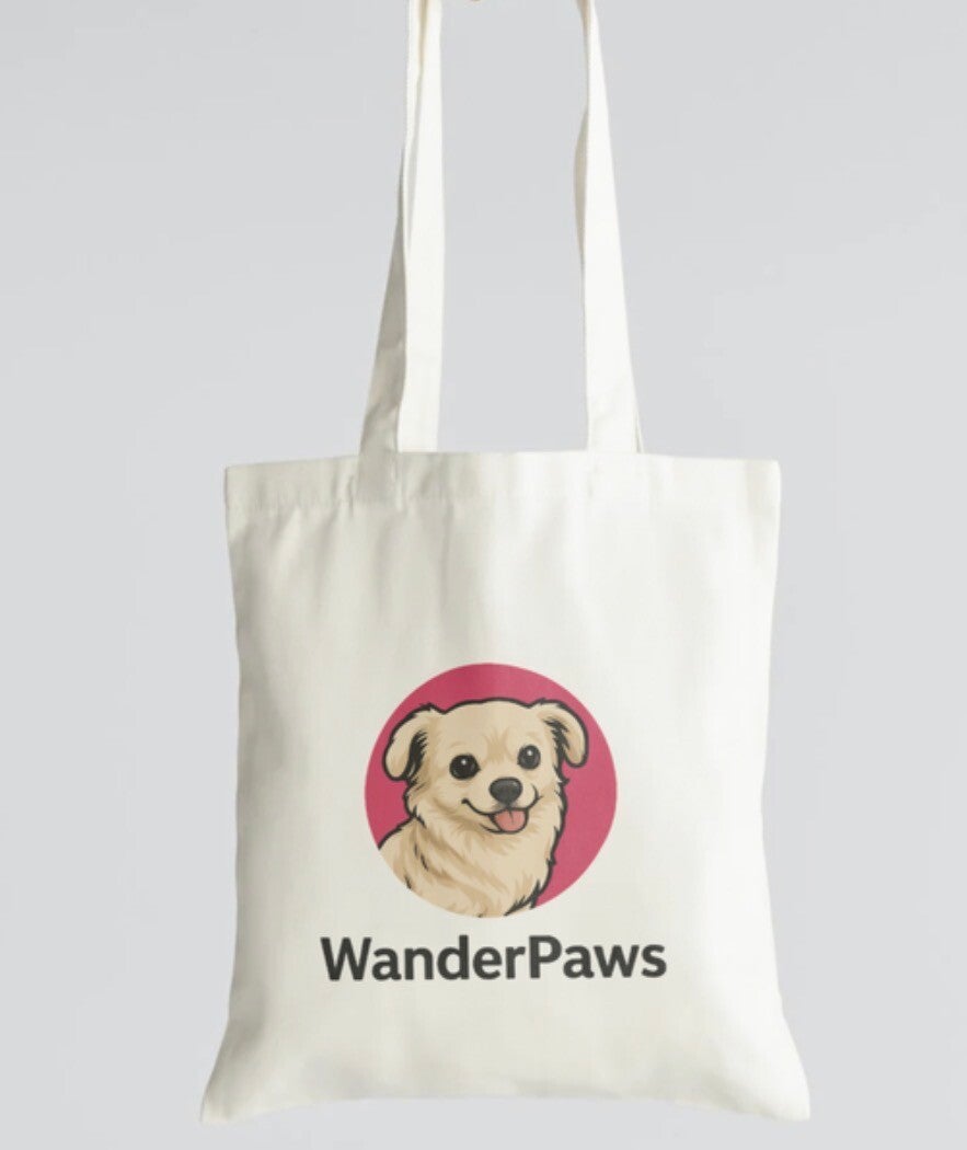 WanderPaws tote bag
