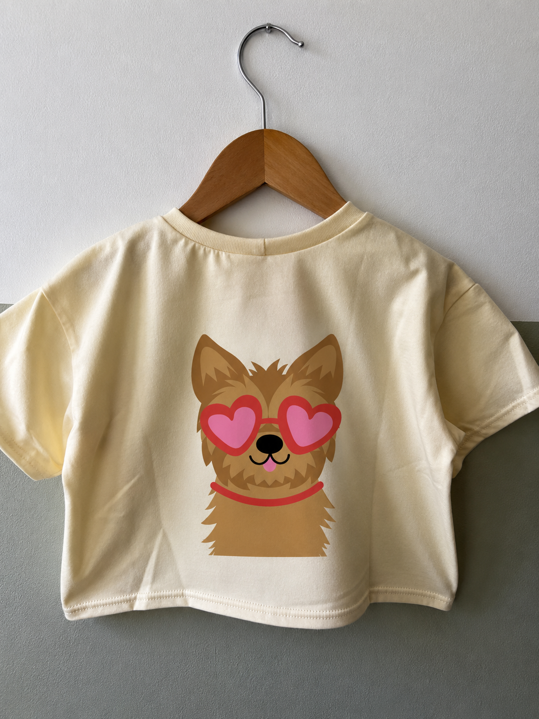 Shirt - hond met zonnebril