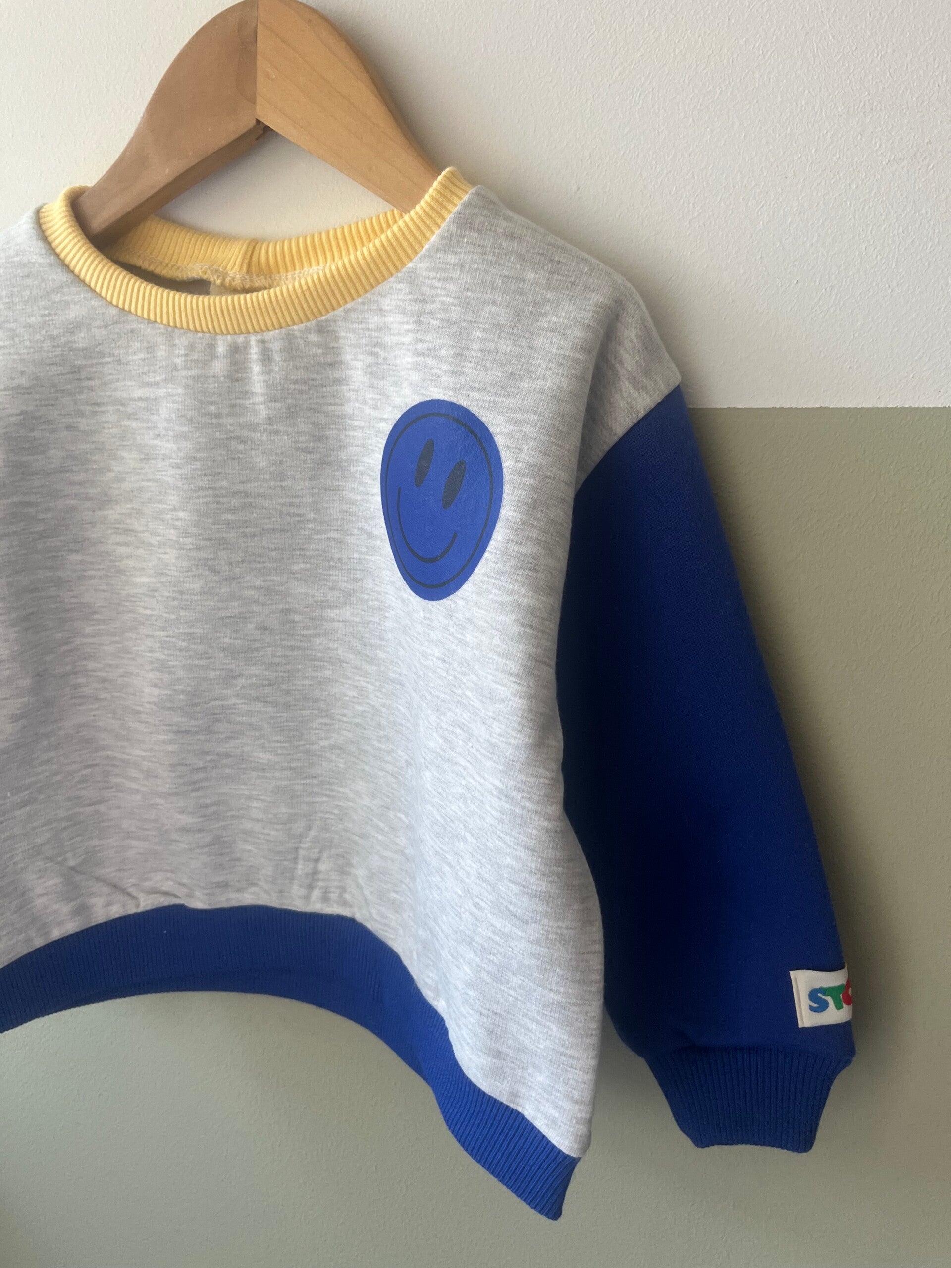 Sweater - smile kobalt