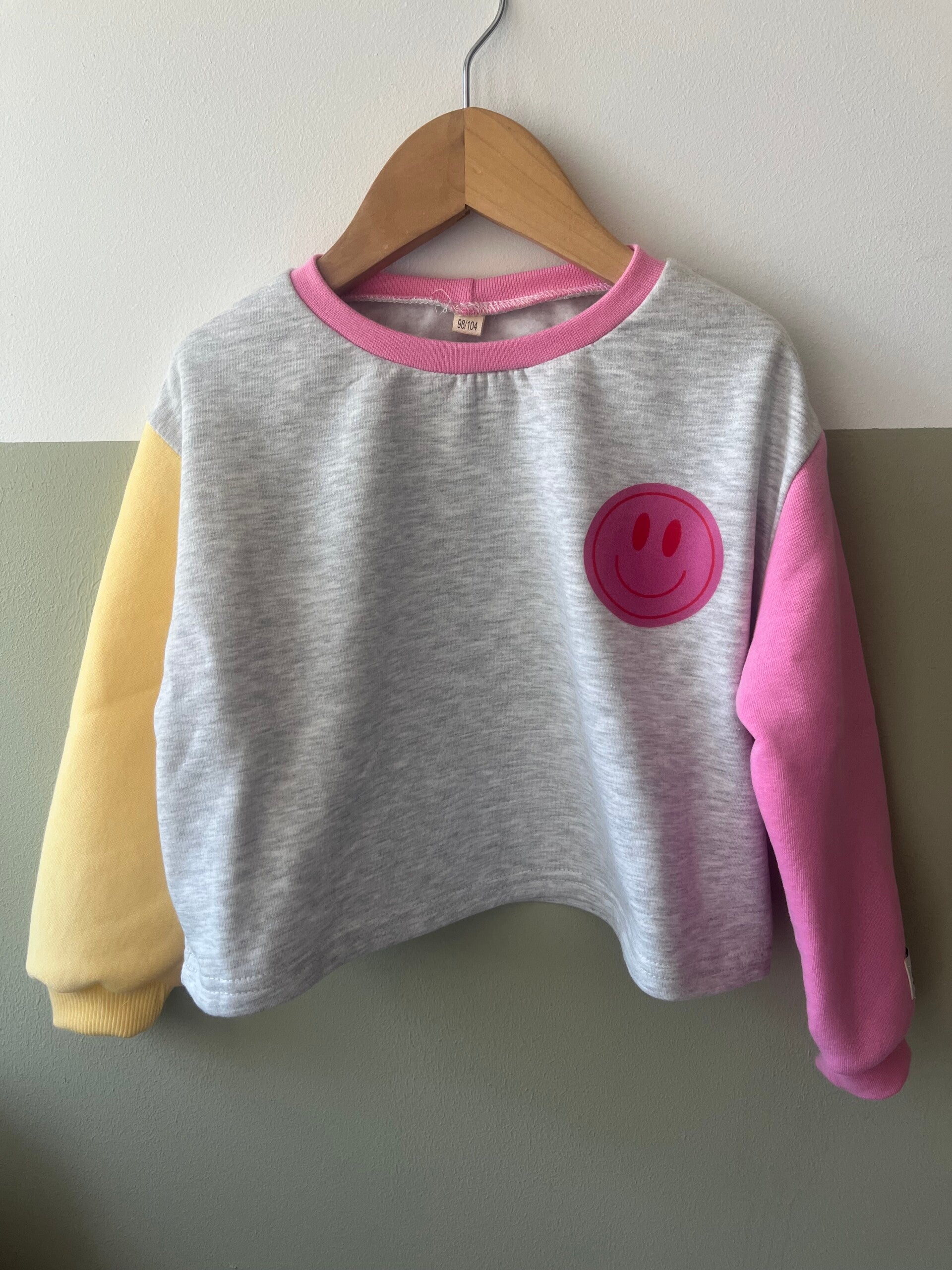 Sweater - smile roze