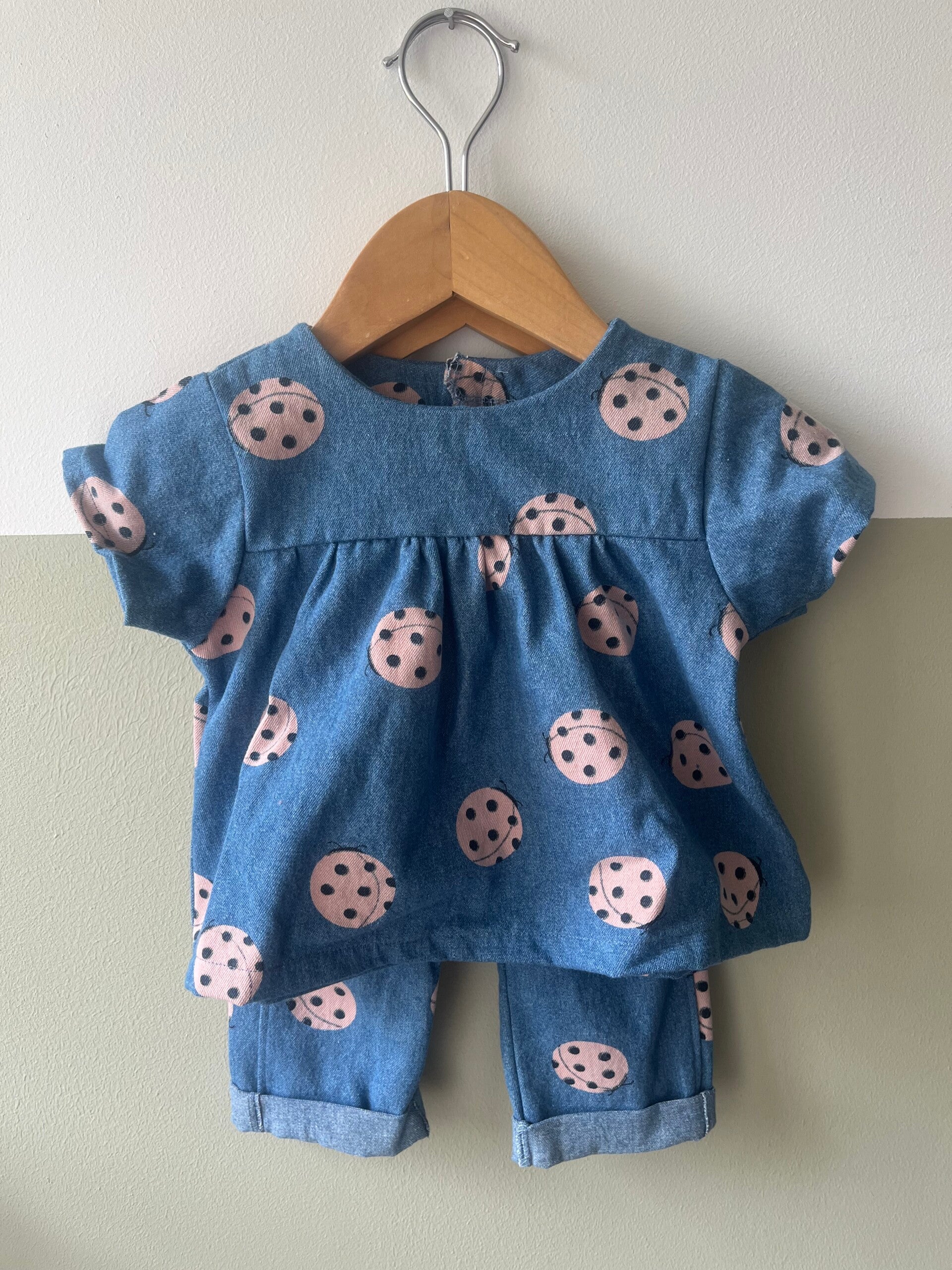 Setje lieveheersbeestjes 74/80