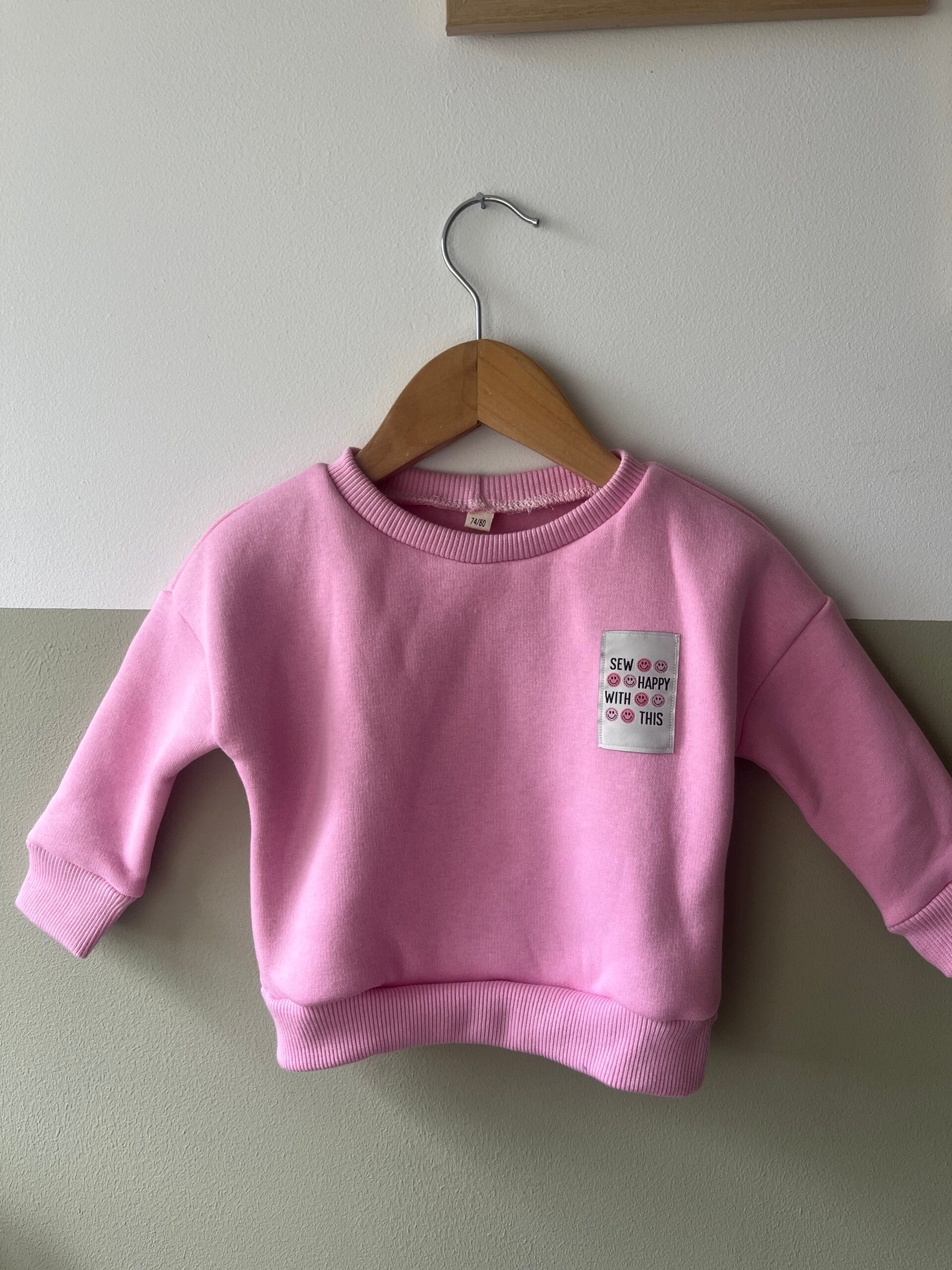 Sweater - sew happy 74/80