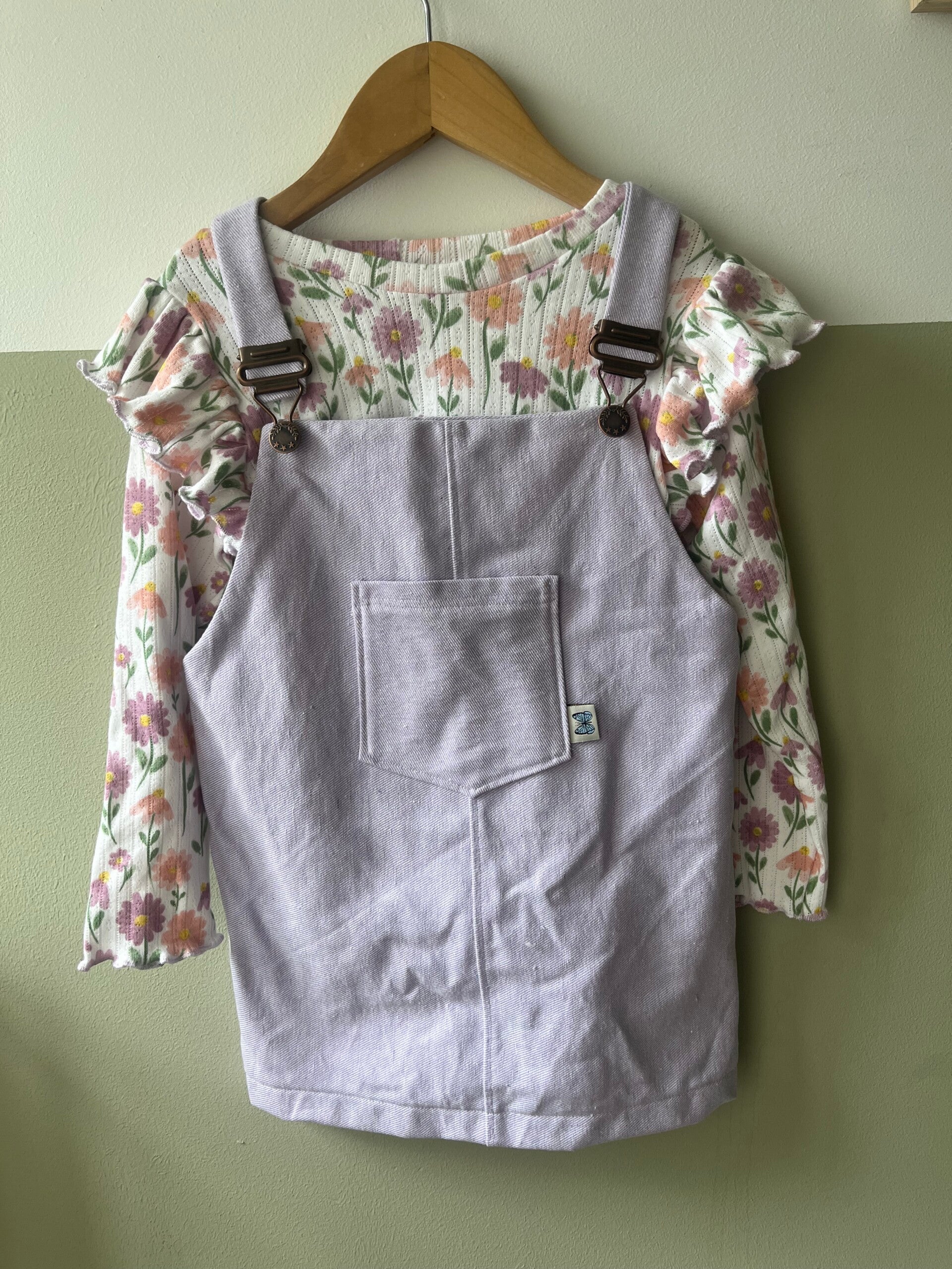 Tuinjurkje met shirt 98/104