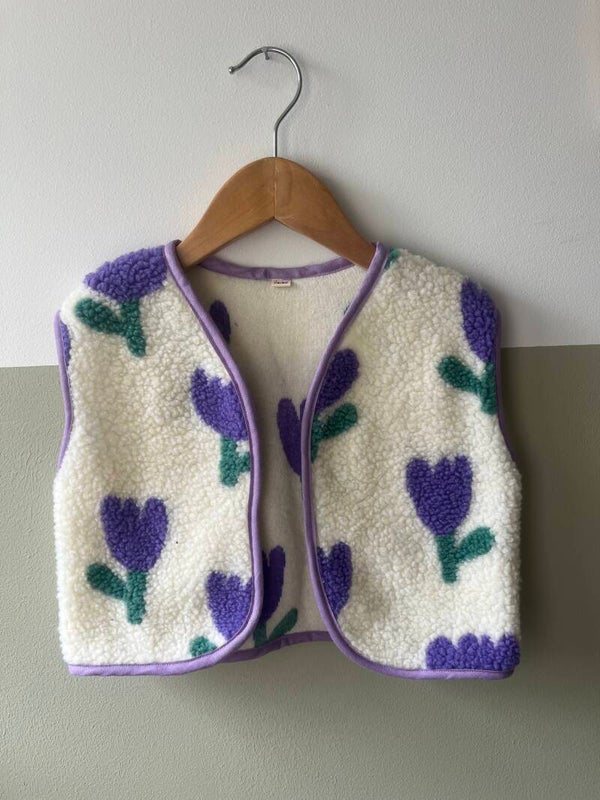 Gilet - tulpen lila