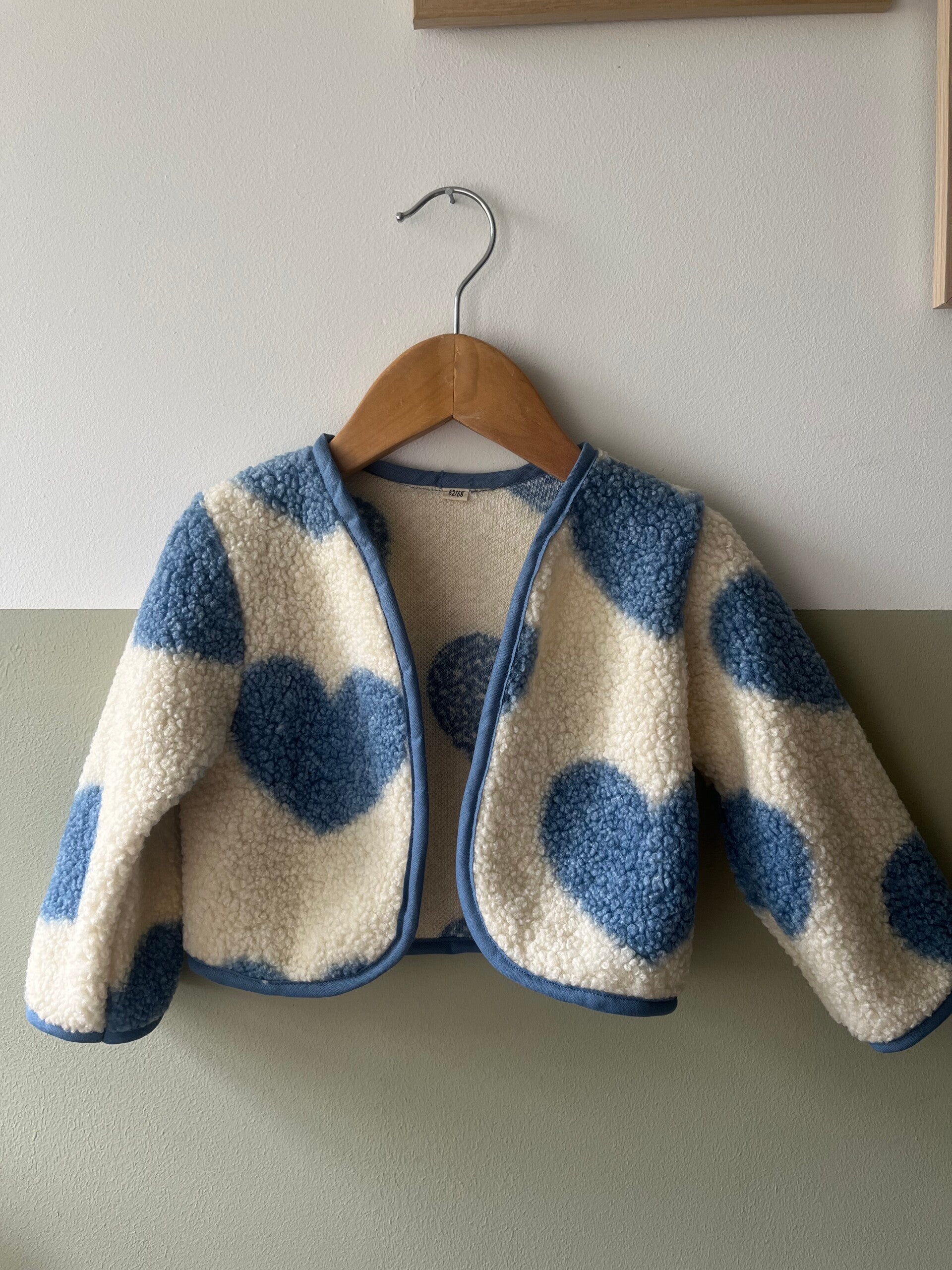 Jasje - hartjes blauw