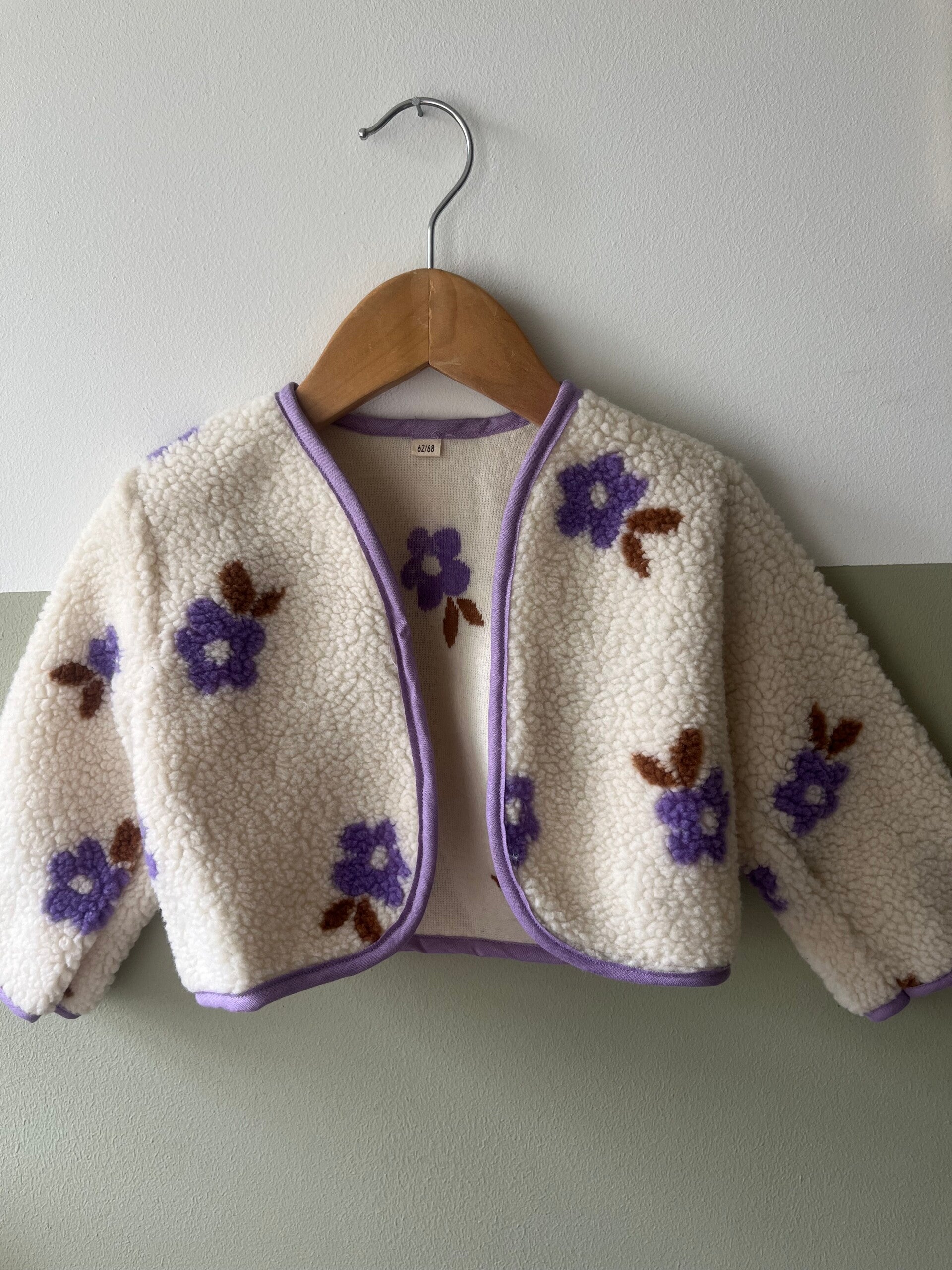 Jasje - lila bloemen