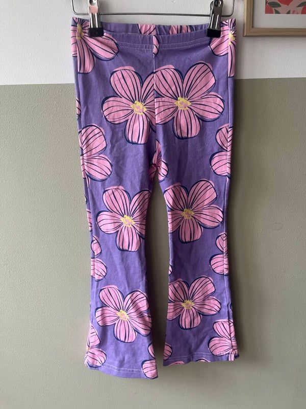 Flared - flowers paars 122/128