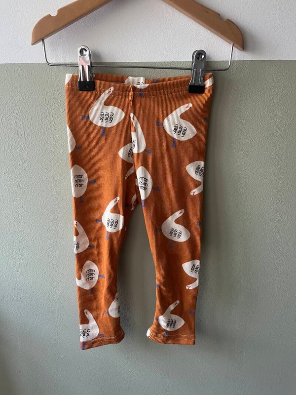 Legging - silly goose oker