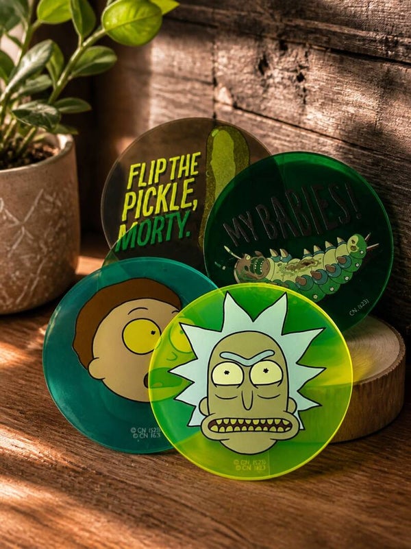 Rick & Morty coasters