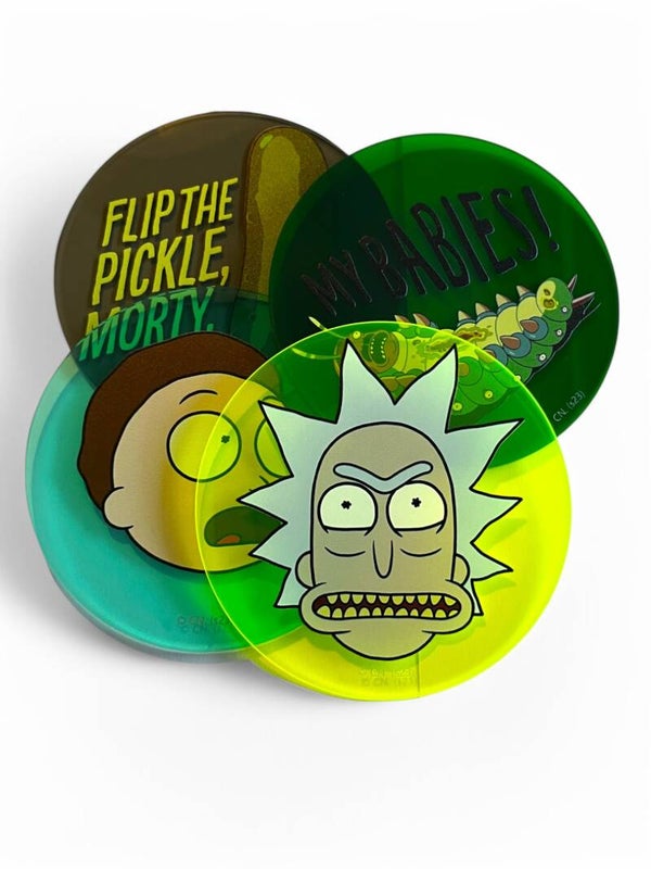 Rick & Morty coasters