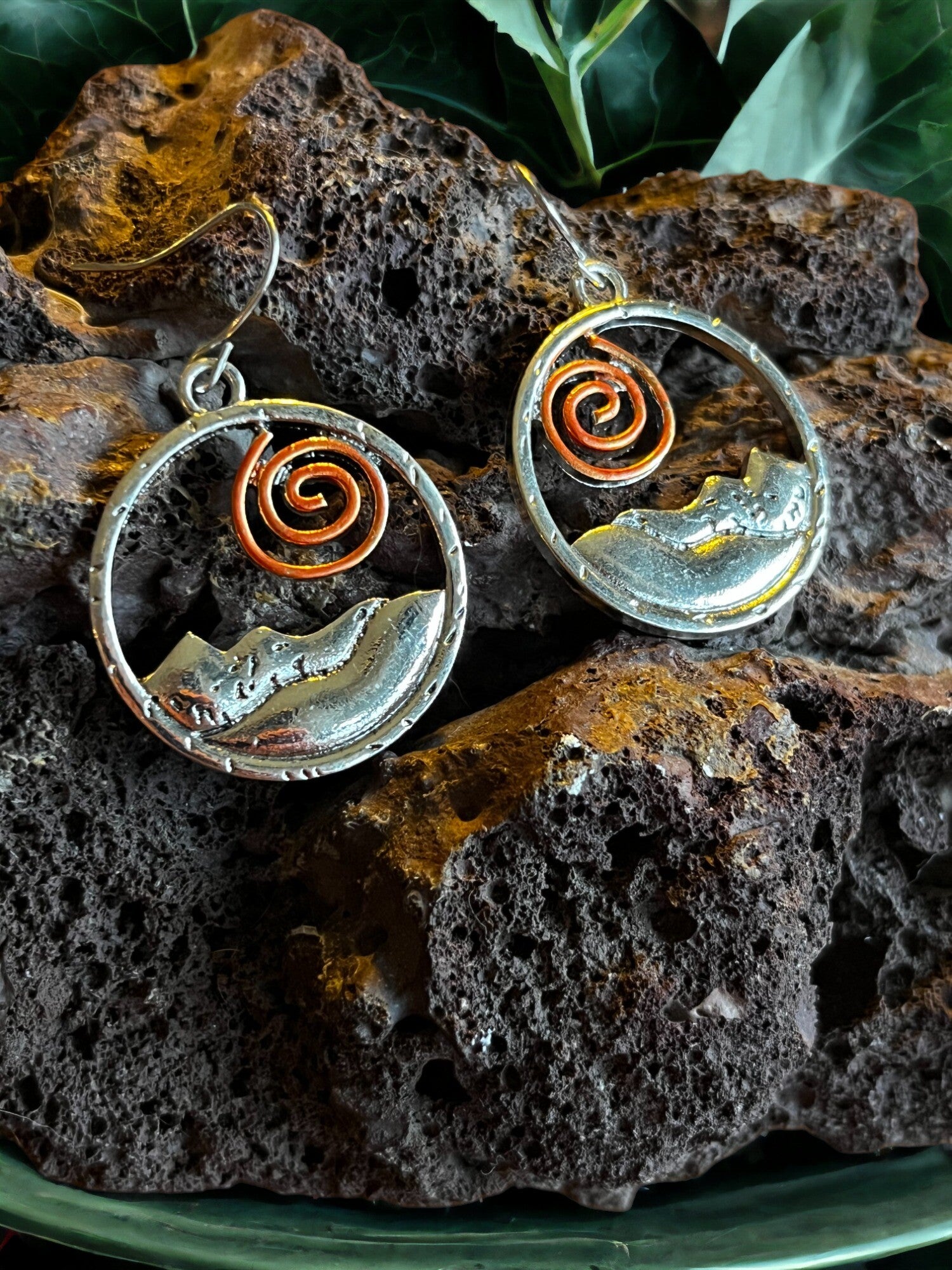 Flotte rustikke creoler med landskab